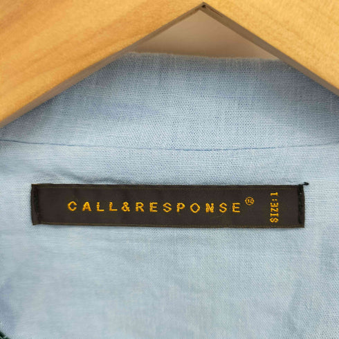 コールアンドレスポンス CALL&RESPONSE コットンリネン テーラードジャケット メンズ 1
