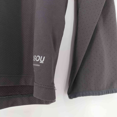 ナイキアンダーカバーギャクソウ NIKE UNDERCOVER GYAKUSOU ロゴプリント メッシュ ロングスリーブTシャツ メンズ import:L