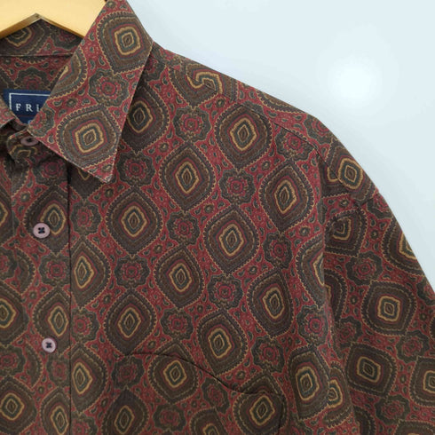 FRIDAYS CLUETT レーヨン混 ペイズリーシャツ メンズ import:M
