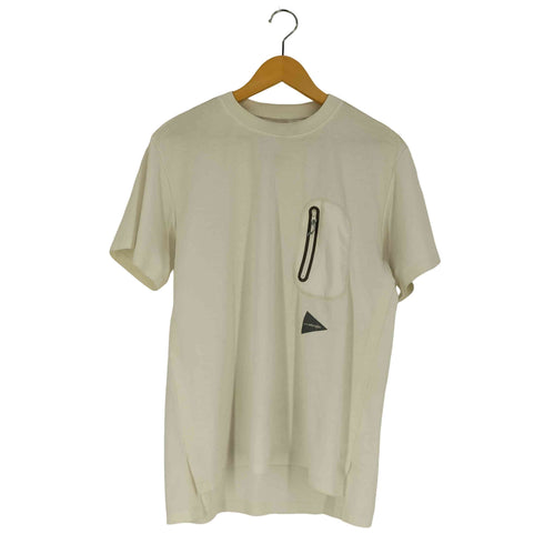 アンドワンダー and wander polyester seamless Tee ポリエステル シームレス Tシャツ メンズ