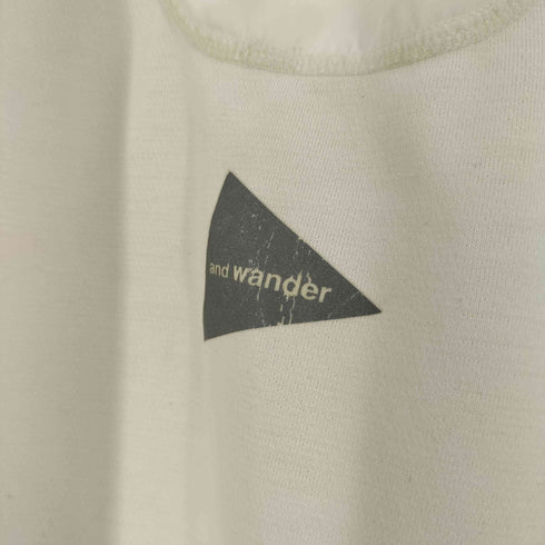 アンドワンダー and wander polyester seamless Tee ポリエステル シームレス Tシャツ メンズ