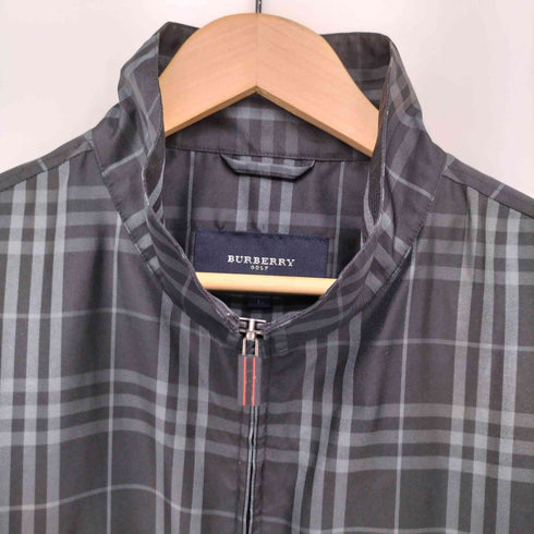 バーバリーゴルフ BURBERRY GOLF ノバチェック ボックスフィット ジップアップブルゾン メンズ import:L