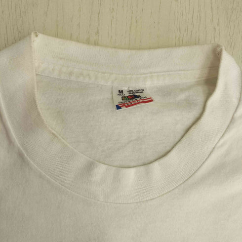 フルーツオブザルーム FRUIT OF THE LOOM USA製 袖&裾シングル 俳優 クルーネックTシャツ メンズ import:M