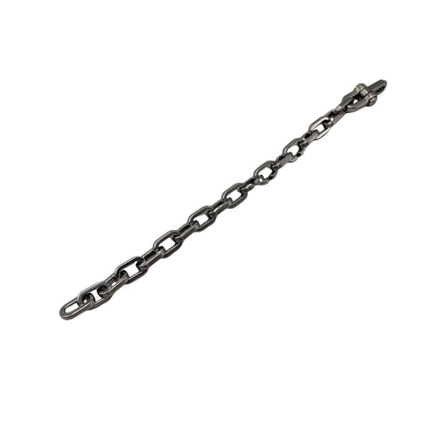 エンポリオアルマーニ EMPORIO ARMANI シルバートーン ステンレス スチール チェーン ブレスレット アクセサリー メンズ