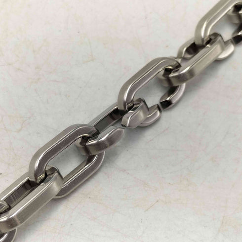 エンポリオアルマーニ EMPORIO ARMANI シルバートーン ステンレス スチール チェーン ブレスレット アクセサリー メンズ