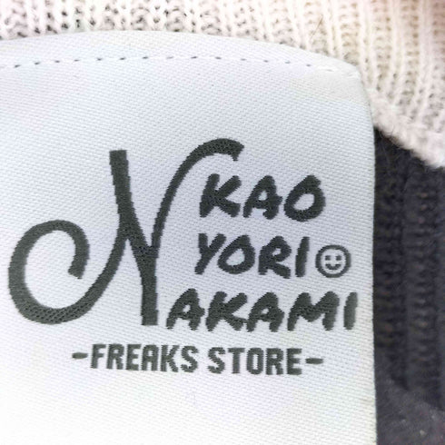 フリークスストア FREAKS STORE kaoyorinakami ジャカードクルーネックニット メンズ JPN:L
