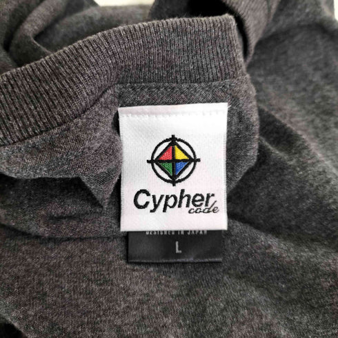 CYPHERCODE ロゴ刺繍 ロングスリーブTシャツ メンズ import:L