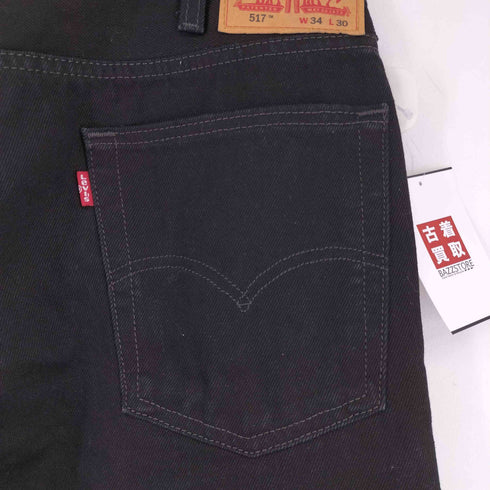 リーバイス Levis 517 ブーツカット ブラックアウト デニム メンズ 34×30