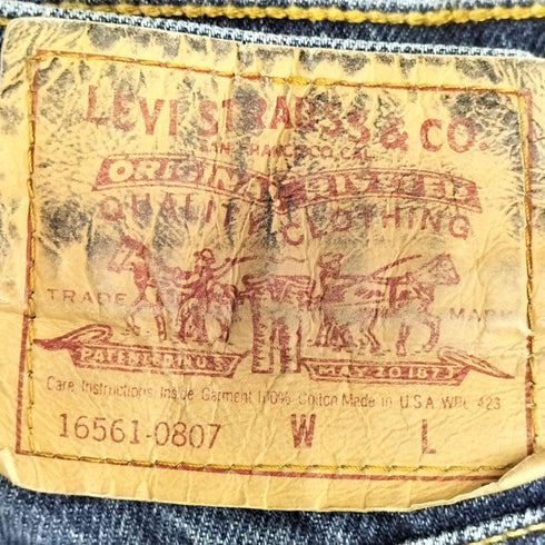 リーバイス Levis 93年5月製 USA製 ハイライズ デニム メンズ M