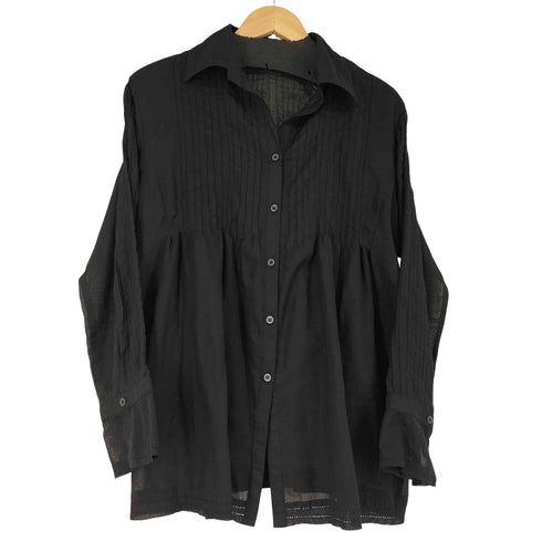 ARCHE プリーツデザインシアー L/S シャツ レディース JPN:L