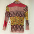 ST.HELENA 花柄プリーツ L/S シャツ レディース