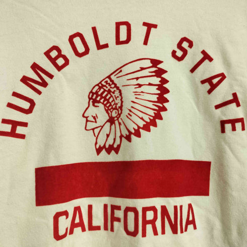 チャンピオン Champion HUMBOLDT STATE CALIFORNIA インディアンプリント ラグランカットソー メンズ LARGE