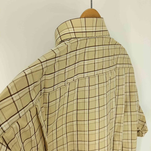 クロコダイル crocodile チェック柄 B.D S/S シャツ メンズ import:M