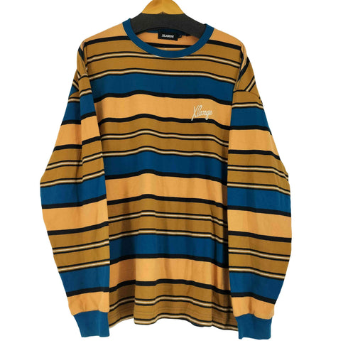 エクストララージ XLARGE マルチカラー ボーダー Tシャツ メンズ JPN:L