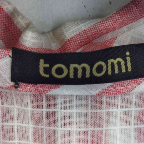 TOMOMI ストライプブラウス レディース