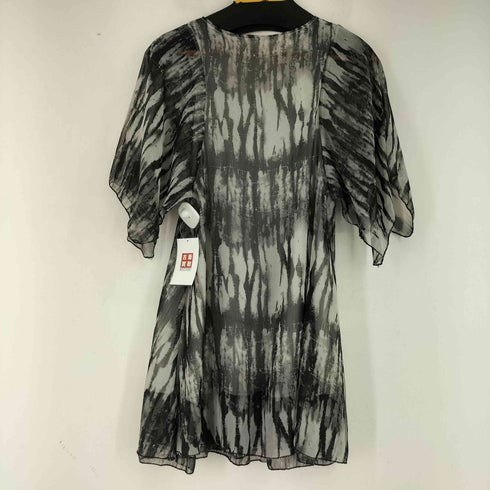総柄シアーワンピース レディース