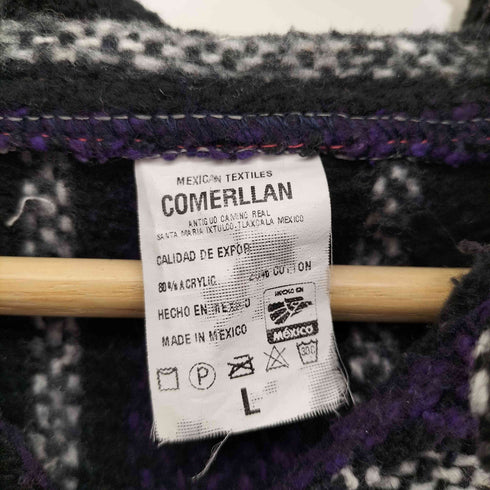 COMERLLAN メキシコ製 コットン混 アクリル メキシカン パーカー メンズ import:L