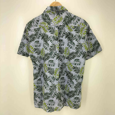 ジョセフアボード JOSEPH ABBOUD コットン リネン 総柄 S/S レギュラーカラー シャツ メンズ JPN:M
