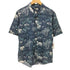 ジョセフアボード JOSEPH ABBOUD コットン アニマル 総柄 S/S レギュラーカラー シャツ メンズ JPN:M