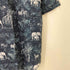 ジョセフアボード JOSEPH ABBOUD コットン アニマル 総柄 S/S レギュラーカラー シャツ メンズ JPN:M