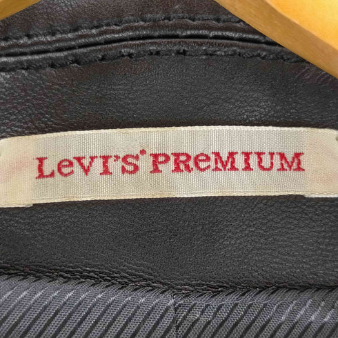 リーバイス Levis PReMIUM レザー シングル ライダーズ ブルゾン メンズ JPN:L