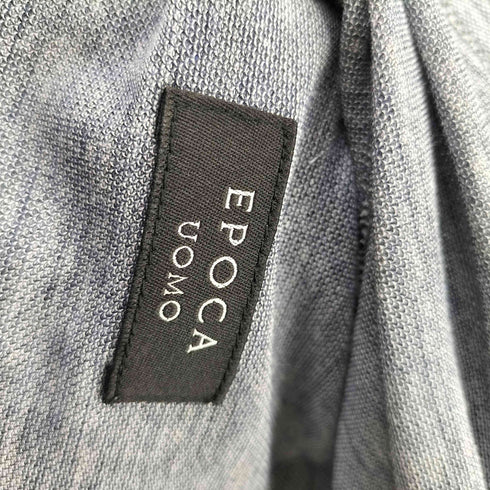 エポカウォモ Epoca uomo ウール混 2B サマー テーラード ジャケット メンズ EUR:46