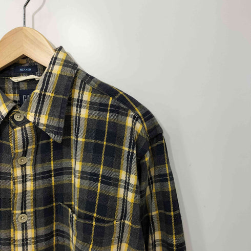 ギャップ Gap 00S RELAXED フランネルシャツ メンズ M