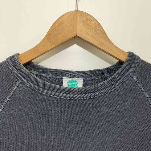 HAWAIIAN PALAKA USA製 両面プリント ラグランスリーブ クルーネック スウェット メンズ import:M
