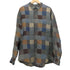 パパス papas ブロックチェック ボタンダウン L/S ネルシャツ メンズ 52