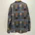 パパス papas ブロックチェック ボタンダウン L/S ネルシャツ メンズ 52