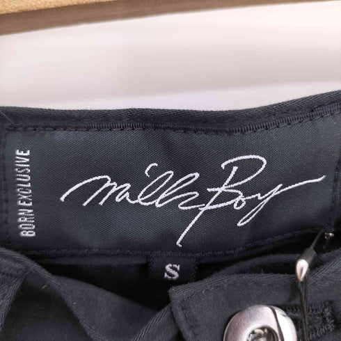 ミルクボーイ MILKBOY ステッチ 切替 ジップアップ スキニー パンツ メンズ JPN:S