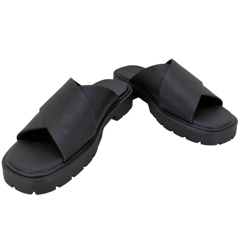 ザラ ZARA クリスクロスストラップ サンダル メンズ JPN:27.5