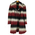 ヴィヴィアンウエストウッド アングロマニア Vivienne Westwood ANGLOMANIA ワンボタン ボーダー フロントタックデザイン コート レディース JPN:M