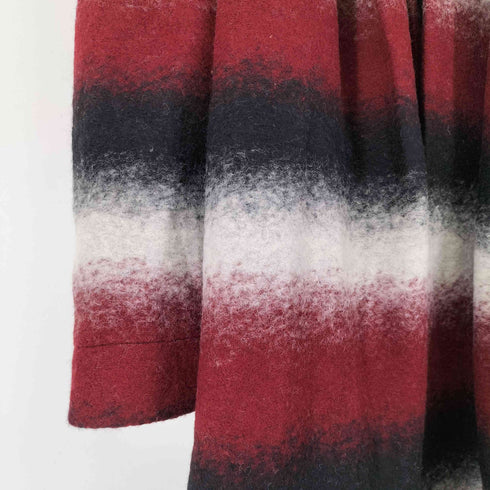 ヴィヴィアンウエストウッド アングロマニア Vivienne Westwood ANGLOMANIA ワンボタン ボーダー フロントタックデザイン コート レディース JPN:M