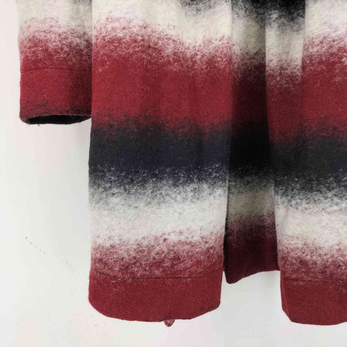 ヴィヴィアンウエストウッド アングロマニア Vivienne Westwood ANGLOMANIA ワンボタン ボーダー フロントタックデザイン コート レディース JPN:M