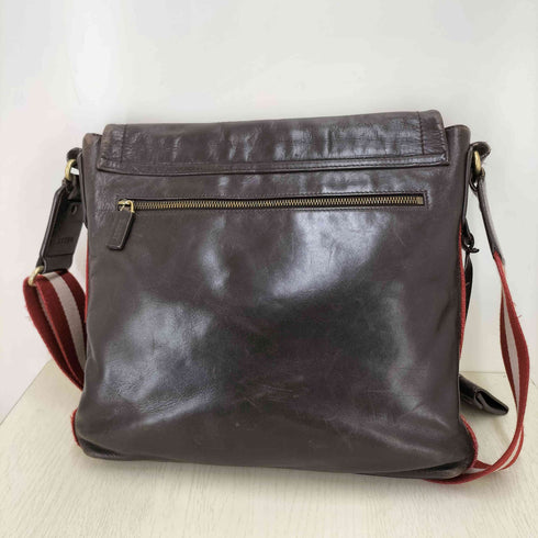 バリー BALLY TRAINSPOTTING トレインスポッティング レザー フラップ ショルダー バッグ メンズ