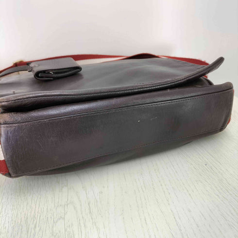 バリー BALLY TRAINSPOTTING トレインスポッティング レザー フラップ ショルダー バッグ メンズ