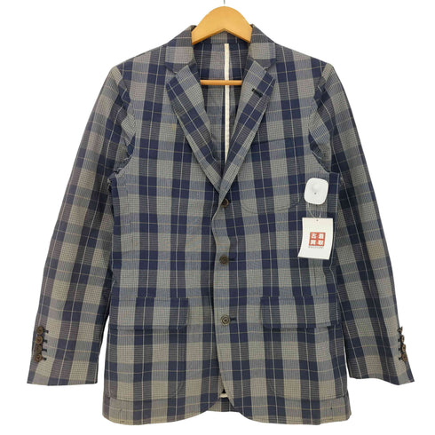 メゾンキツネ MAISON KITSUNE SUBALPINO フランス製 チェック柄 3B テーラードジャケット メンズ 44