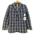 メゾンキツネ MAISON KITSUNE SUBALPINO フランス製 チェック柄 3B テーラードジャケット メンズ 44