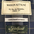 メゾンキツネ MAISON KITSUNE SUBALPINO フランス製 チェック柄 3B テーラードジャケット メンズ 44