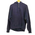 エルエルビーン L.L.Bean 90S USA製 RUSSELL ATHLETIC製 フロントボタン プルオーバー パーカー ナス紺 メンズ import:L