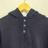 エルエルビーン L.L.Bean 90S USA製 RUSSELL ATHLETIC製 フロントボタン プルオーバー パーカー ナス紺 メンズ import:L