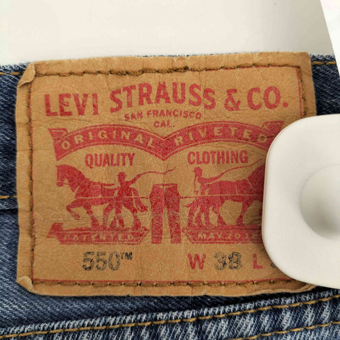 リーバイス Levis 550 ボタン裏3937 ジッパーフライ ワイドテーパード デニムパンツ メンズ W38 L30
