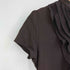 アナイ ANAYI フリルデザイン Vネック 半袖 Tシャツ レディース JPN:38