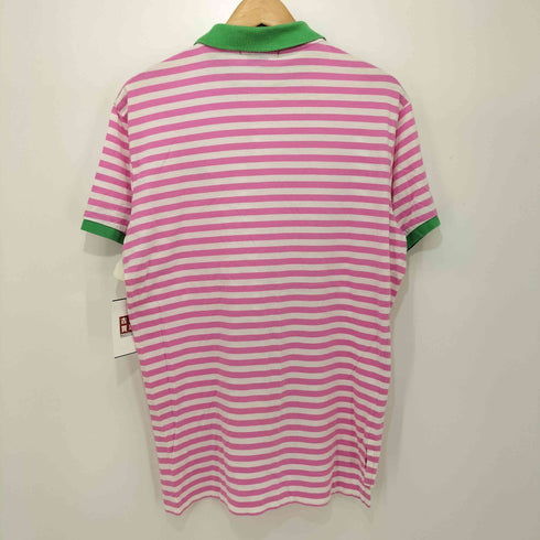 ポロバイラルフローレン Polo by RALPH LAUREN CUSTOM FIT ポニー刺繍 ボーダー ポロシャツ レディース M