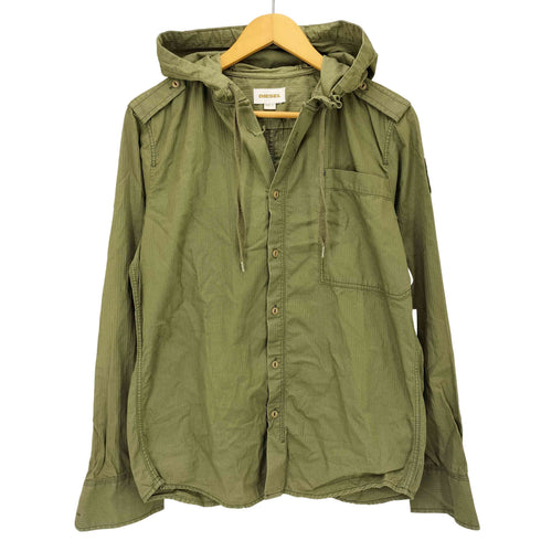 ディーゼルブラックゴールド DIESEL BLACK GOLD ヘリンボーン コットン シャツ ジャケット メンズ import:S