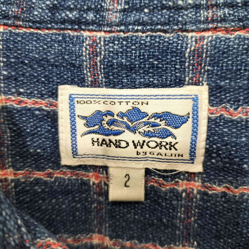 ガイジンメイド GAIJIN MADE ウッドボタン 長袖チャックシャツ メンズ 2