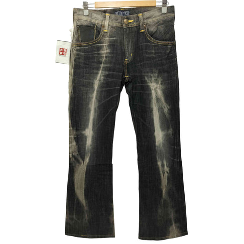 エドウィン EDWIN y2k BLUE TRIP ブリーチ加工 ブーツカット デニムパンツ メンズ US:30-31