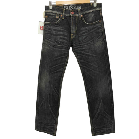 エドウィン EDWIN 503 SLIM BLUE TRIP ストレートデニムパンツ メンズ 30×32