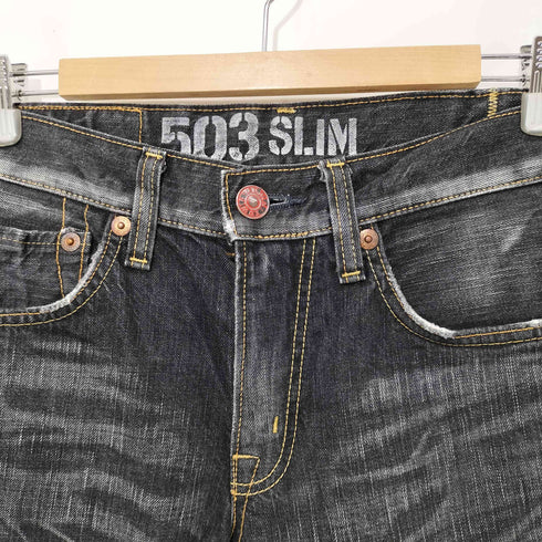 エドウィン EDWIN 503 SLIM BLUE TRIP ストレートデニムパンツ メンズ 30×32